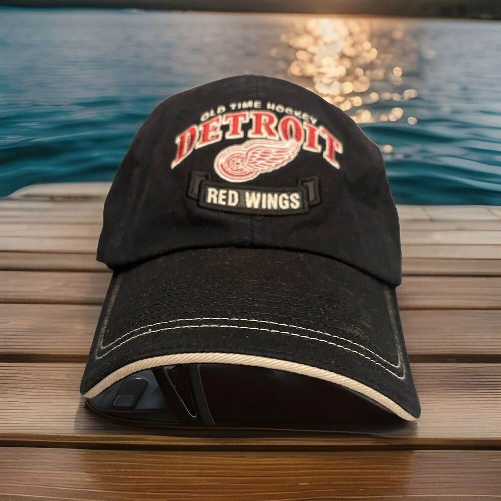 Old Time Hockey Vintage Detroit Red Wings Rare Large Embroidery